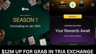 TRIA EXCHANGE will be sharing $12M  in airdrop reward, reasons why you should not miss the project.