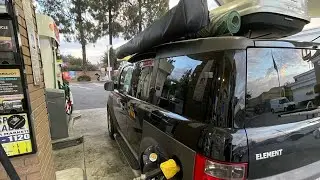 Flex fuel E85 Honda Element does 1000 mile California road trip