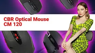 НИКС Компьютерный Супермаркет: видео про Проводная Мышь CBR Optical Mouse CM 120 Черный