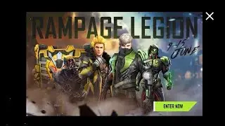 #free fire rampage legion new🤩 event 🎮