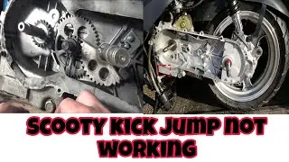 scooter kick jump | scooter kick start not working 💯% 🔥🔥🔥 #scooty