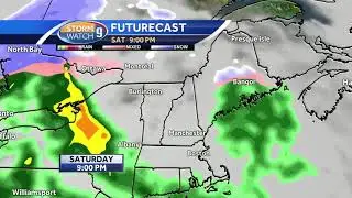 Watch: Bright sunshine and windy