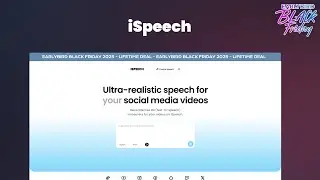 iSpeech Lifetime Deal | AI-Powered Text-to-Speech with Natural Human Voices