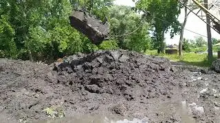 Драглайн в работе