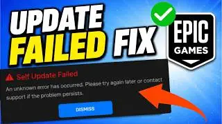 How To Fix Epic Games Launcher Self Update Failed Error (2026)