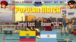 King of Fighters 2002 (FT10) - Jorivi test (EC) vs Kanon*CBZ* (AR) - 2021-09-15