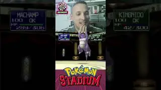 🎮 Horn Drill me Surpreendeu! 🔄🤔 #shorts #nintendo64 #pokemonstadium