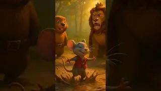 Beaver Broken Dam & Mouse&rsquo;s Muddy Punishment 🌊🐭 | Funny Jungle Cartoon #storytelling #animation #ai