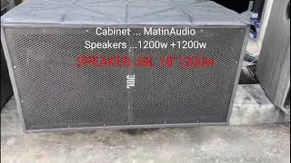 JBL ORIGNAL SPEAKERS SOUNDS CHECK MY CABINETS #jbl #speaker #dj #kishor_sound_cabinet