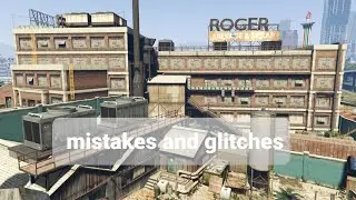 Gta 5 mistakes glitches and small details (Rogers scrap yard )