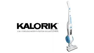 Kalorik 2-in-1 Cordless Water Filtration Vacuum Cleaner