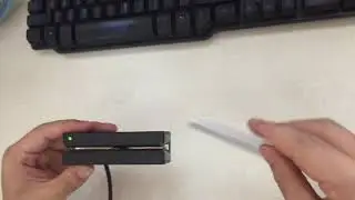 MSR100 magnetic card reader test
