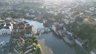montmorillon drone fly over
