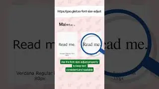 Keep text readable with CSS font-size-adjust
