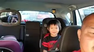 Keoki Boy gets hype for his first day of Kinder!!