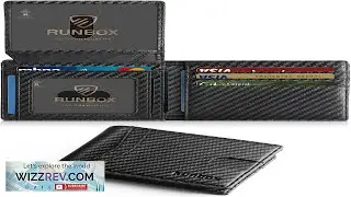 RUNBOX Wallet for Men Slim Rfid Leather 2 ID Window With Gift Review