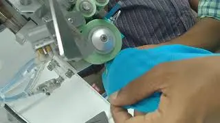 Hot air seam sealing machine