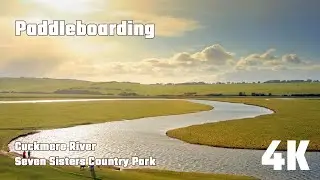 Stand-up Paddleboarding on the beautiful Cuckmere River ASMR Relaxing, Peaceful. 🇬🇧