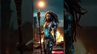 Advanced Tech African Warrior Women in Armor #AfricanWarriors #TechArmor #Futuristic #Shorts