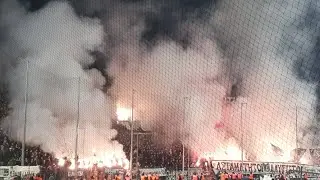 04.01.2023 PAOK - Aris 1:0 Pyro / Pyrotechnik, Support