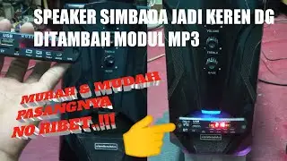 Cara pasang Mp3 Bluetooth ke speaker aktif simbada