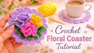 &ldquo;Vintage Crochet Coaster Tutorial | Easy Lace Design for Beginners