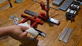 Toohr Fixed angle sharpening system review and TSprof Diamond plates sharpening Buck 420HC