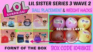 LOL Surprise Lil Sisters Series 3 Wave 2 Weight Hacks, lil Glamstronaut lil Punk boi lil Boss Queen