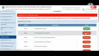 B.E / B.Tech Online Admission Registration Video