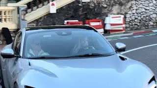 Nico Rosberg with his family in the purosangue enjoying the V12 in Monaco