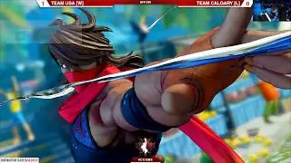TEAM USA vs TEAM CALGARY 5v5 FT5 Street Fighter V @Canada Cup Gaming Gaming Master Series 2018