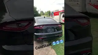 ColdStart Kia Stinger GT #carcommunity #cars #kdm #exhaust #muffler #kiastingergt #stinger