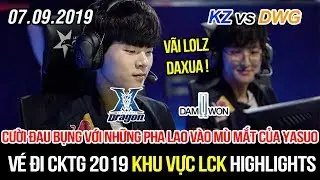 [V&eacute; đi CKTG 2019] KZ vs DWG Game 3 Highlights | Cười đau bụng với những pha Yasuo c&uacute;ng mạng m&ugrave; mắt