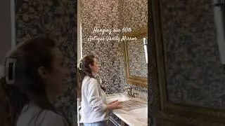 #ad Hanging our 60lb antique mirror with ease using 3M CLAW&trade; Drywall Picture Hanger NO tools  needed
