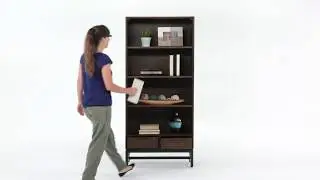 Simpli Home Desks and Bookshelf