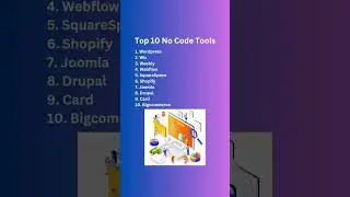 Top 10 No Code Tools to Build your Dream Website without any Programming.#nocodewebsites #nocode