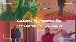 Celebrating ​@valorant 3rd anniversary @AlphaZegus playhouse