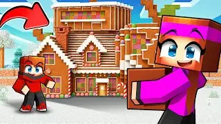 J&rsquo;ai construit une Maison de pain d&rsquo;&eacute;pices dans Talcacity sur Minecraft !