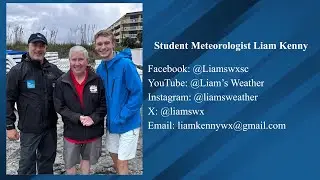 Student Meteorologist Liam Kenny's First Demo Weather Reel
