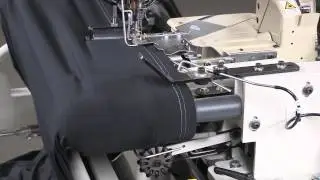 Automatic Coverstitch Bottom Hemmer - Model 1278-8 (Video)