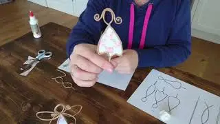 Papierdraht Engel Basteln DIY Tutorial