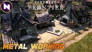 Mining ➡️ Forging ➡️ Smithing ➡️ Tier 3 Town In FARTHEST FRONTIER 1.0 | 04 | Lets Try
