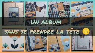 📷🐶🐱 Tuto 1/5 Album - Page 1 Face A - Facile, sans reliure, ni structure - Inspiré de sketchs 📸