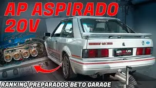 #12 Ford Escort XR3 Fórmula 1.8 20V de Audi, ITB 48mm e FT400 no RANKING PREPARADOS ASPIRADO