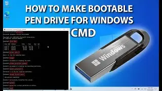 How to Create Bootable USB Flash Drive using Command Prompt | #Tech9