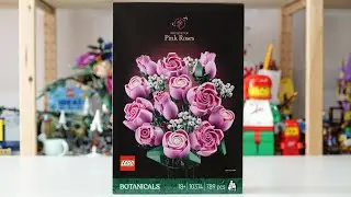 LEGO Botanicals 10374 Bouquet of Pink Roses Speed Build