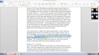 Lesson 3 3 Crop Share Leases
