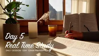 Real-Time Study With Me &mdash; Day 5 | DSH German Exam Prep