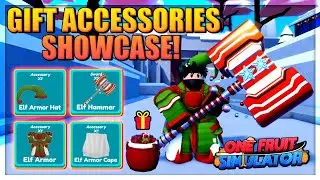 Every Gift Accessory Showcase in One Fruit Simulator