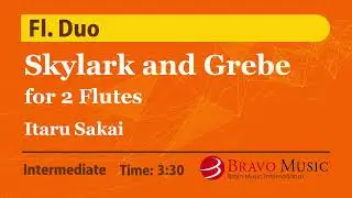 Skylark and Grebe for 2 Flutes by Itaru Sakai